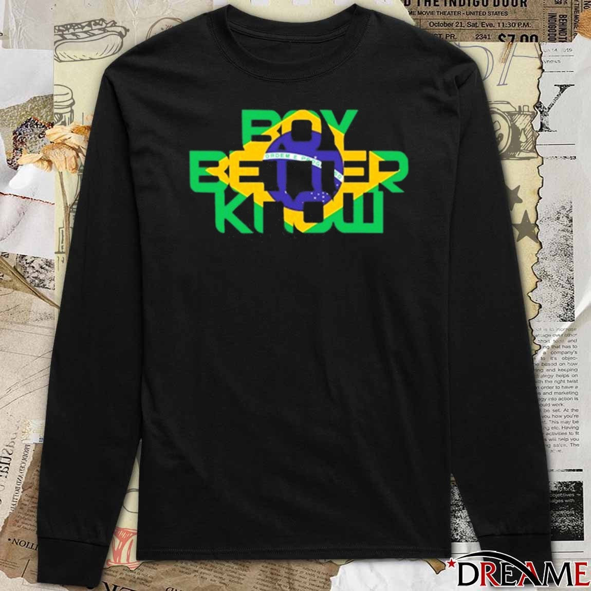 Skepta Boy Better Know Brazil Flag t-shirt