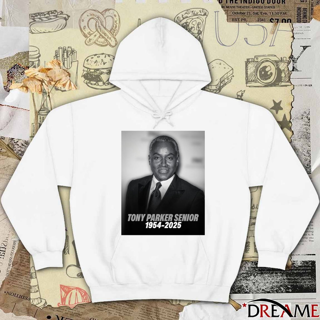 Skweek Are Deeply Saddened By The Passing Of Tony Parker Senior 1954-2025 Poster t-shirt