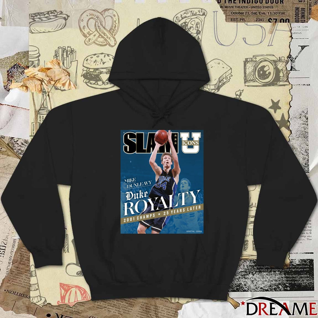 Slam Icons Legendary Mike Dunleavy Duke Royalty 2001 Champs 25 Years Later Poster t-shirt