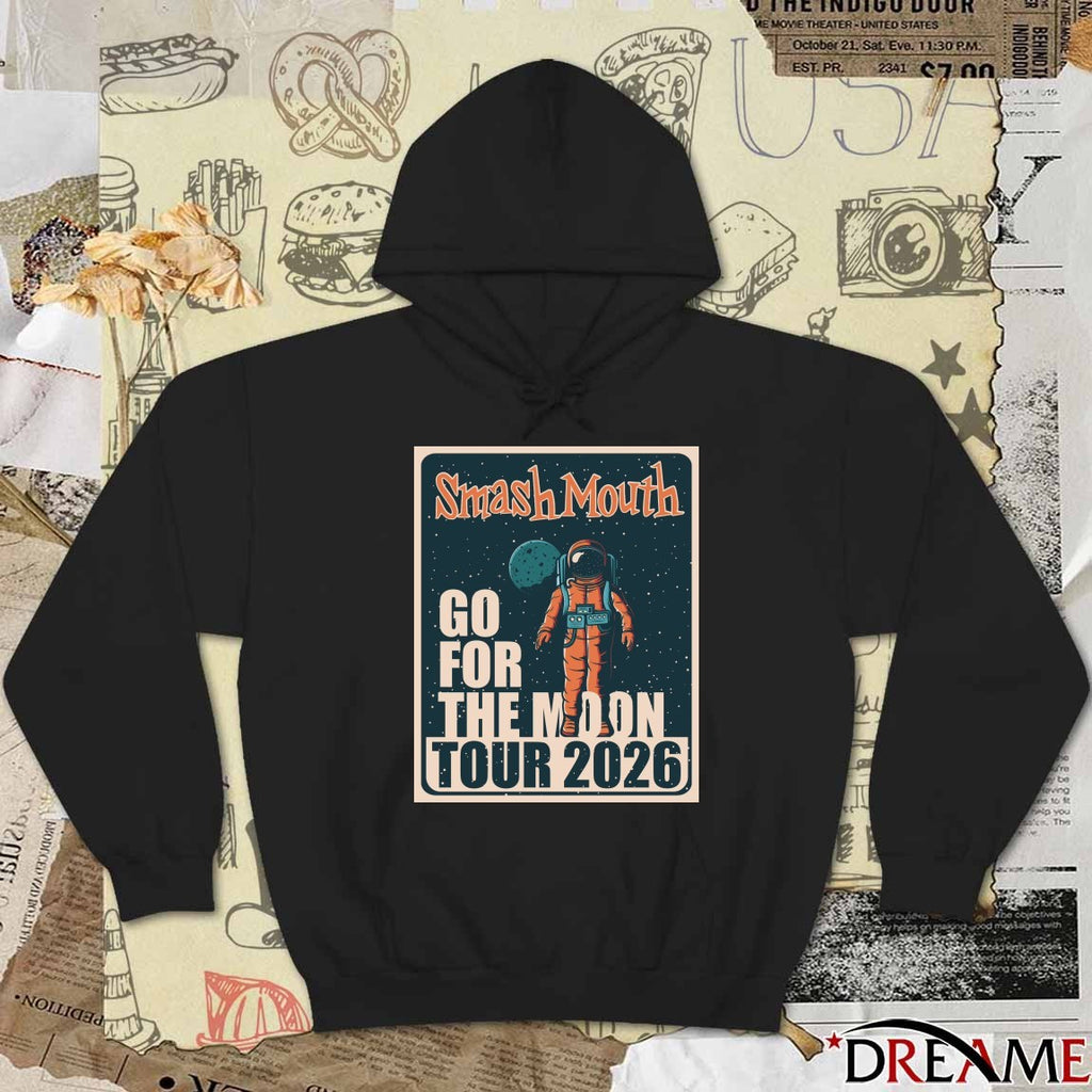 Smash Mouth 2026 Go For The Moon Tour Poster t-shirt