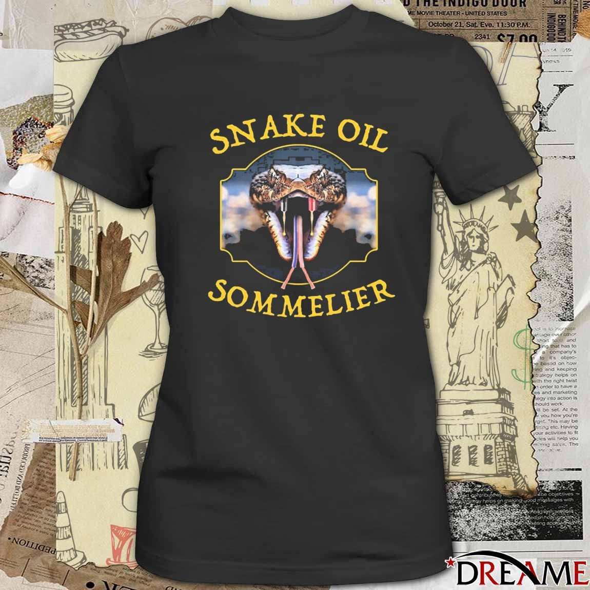 Snake Oil Sommelier Audiophile Troll t-shirt