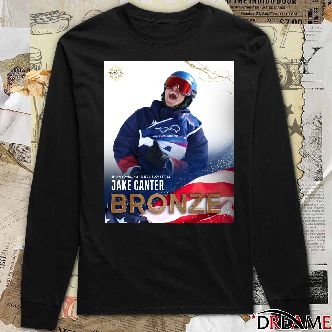 Snowboarding Men’s Slopestyle Jake Canter Bronze Medal Winter Olympics t-shirt