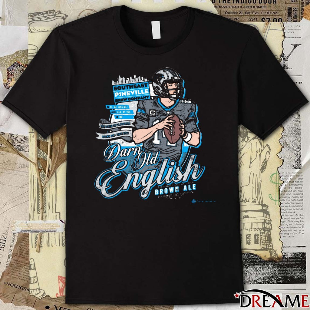 Southeast Pineville Brew Company Darn Old English Brown Ale Panthers 2025 t-shirt