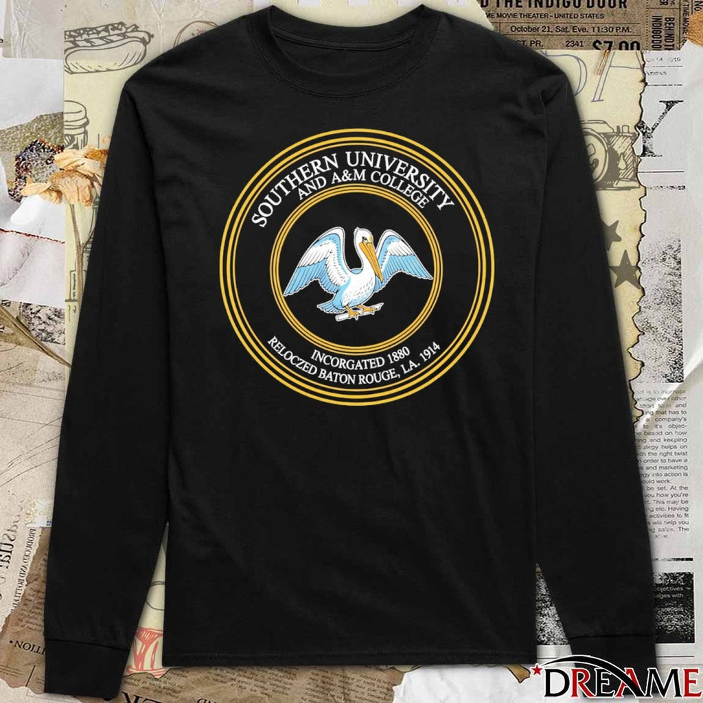 Southern University And A&M College Incorgated 1880 Pelican Emblem t-shirt