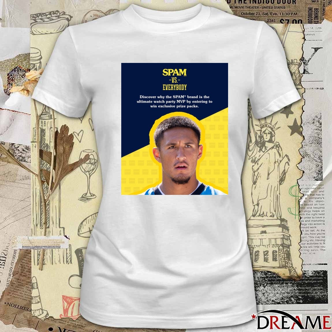 Spam Vs Everybody Discover Why The Spam Is The Ultimate Watch Party MVP Poster t-shirt