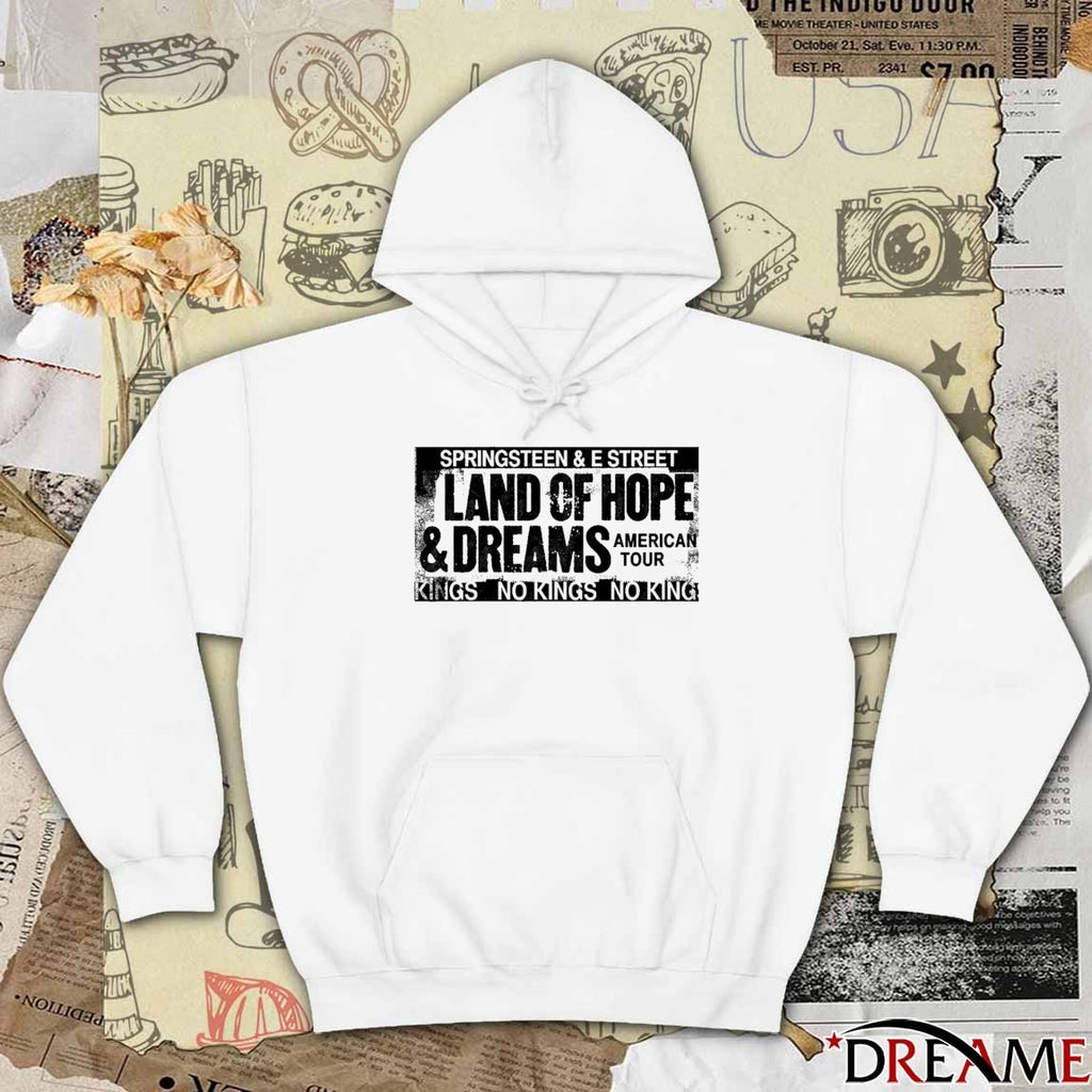 Springsteen & The E Street Band 2026 Land Of Hope & Dreams American Tour No King t-shirt
