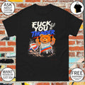 Spurs vs Thunder Ted the Bear Middle Finger Fuck You Thunder shirt