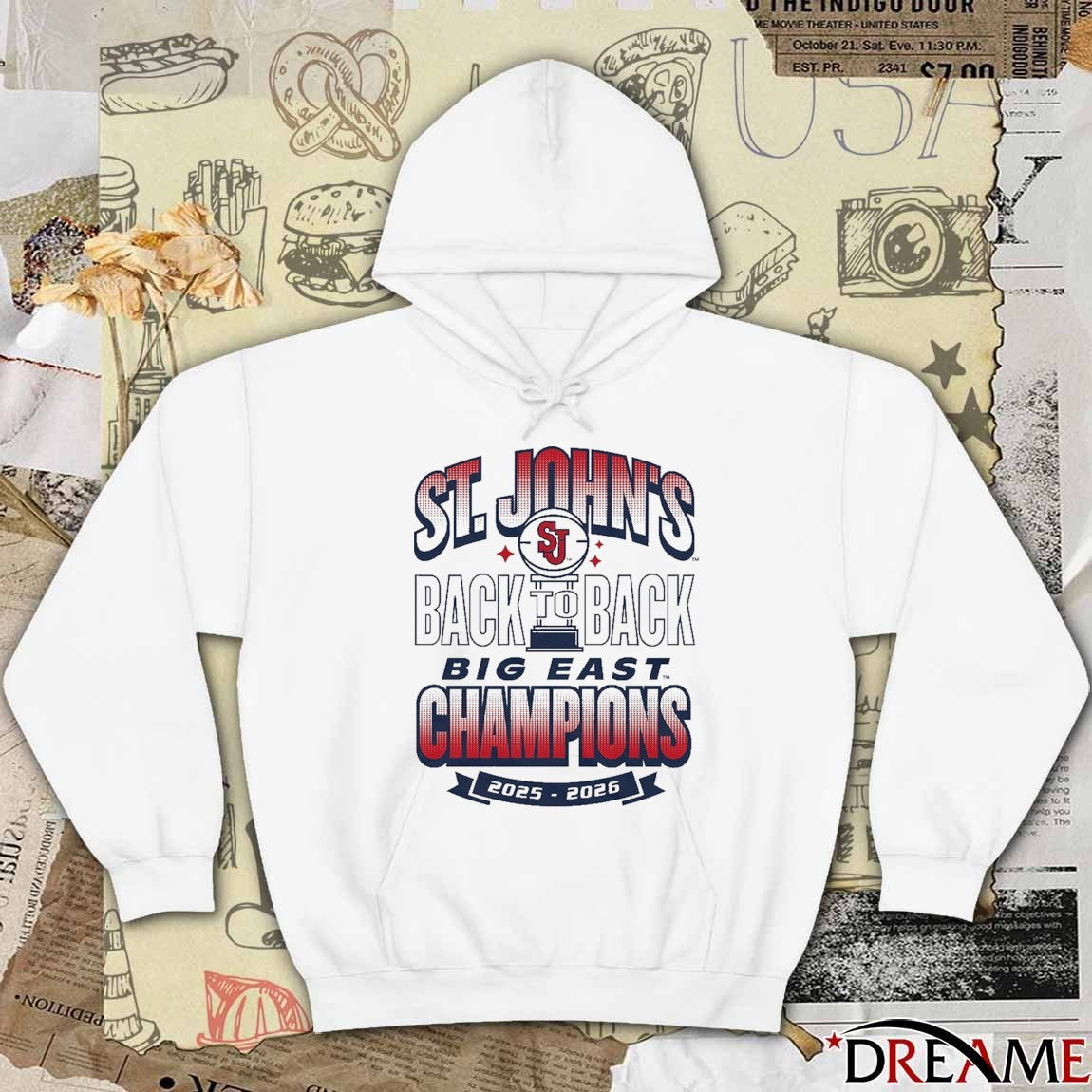 St John’s Red Storm Back To Back Big East Champions 2025 – 2026 t-shirt