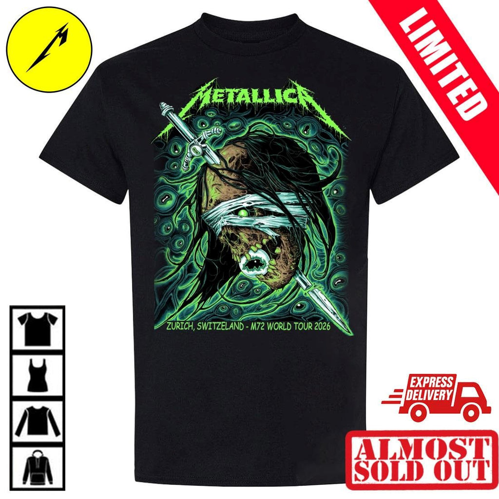 Stadion Letzigrund May 27 2026 Metallica Zurich Shirt Mark Richards