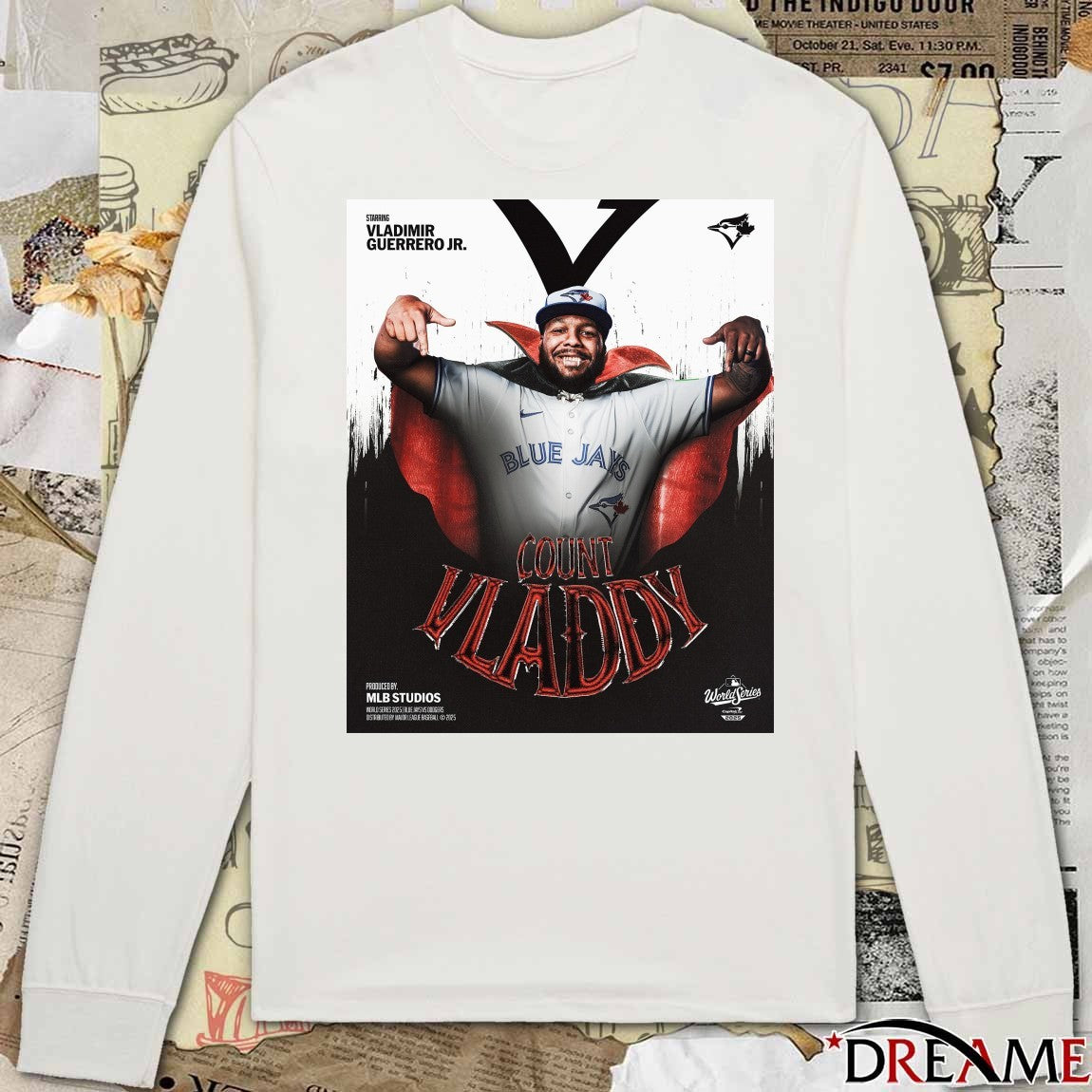 Starring Vladimir Guerrero Jr. Toronto Blue Jays MLB Count Vladdy 2025 Poster t-shirt