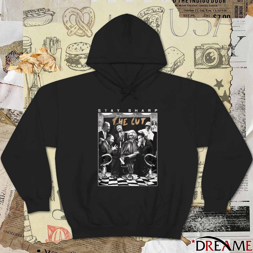 Stay Sharp The Cust 2026 Martin Luther King Jr., Malcolm X, and Barack Obama t-shirt