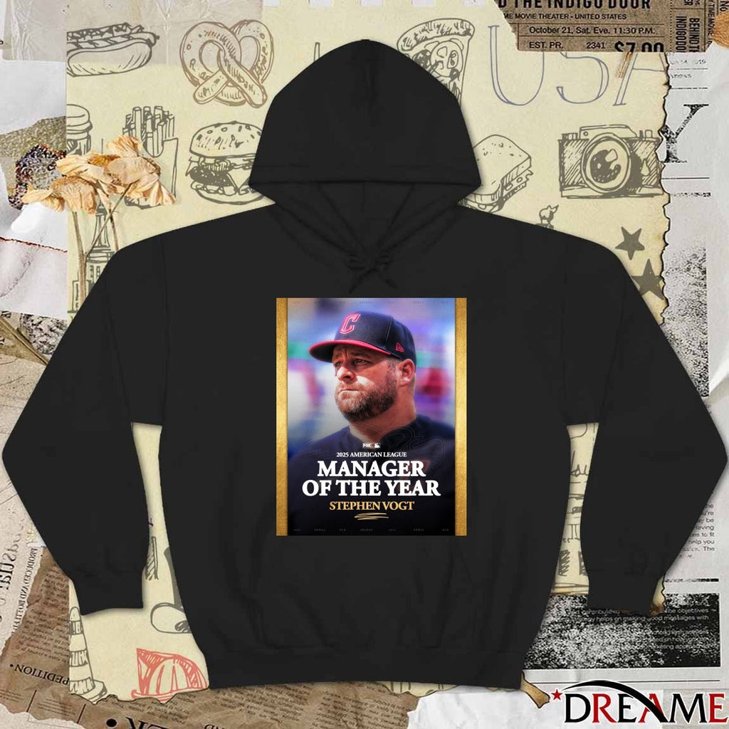 Stephen Vogt 2025 American League (AL) Manager of the Year award Poster t-shirt