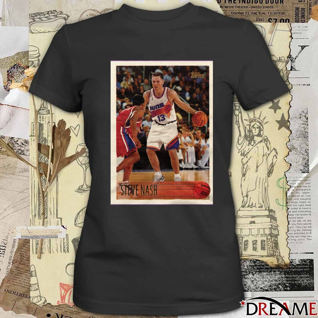 Steve Nash Phoenix Suns 2026 NBA Basketball Topps Trading Card Player t-shirt
