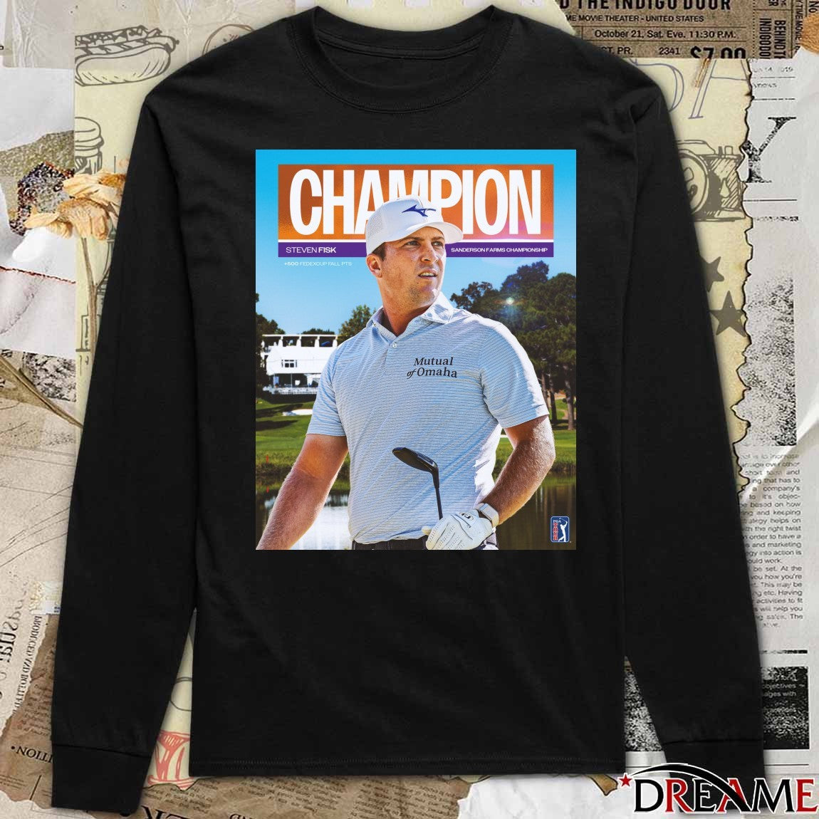 Steven Fisk 2025 Sanderson Farms Championship 500 Fedexcup Fall Pts Poster t-shirt