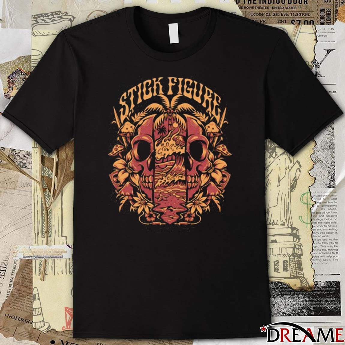 Stick Figure Lucid Coast 2026 t-shirt