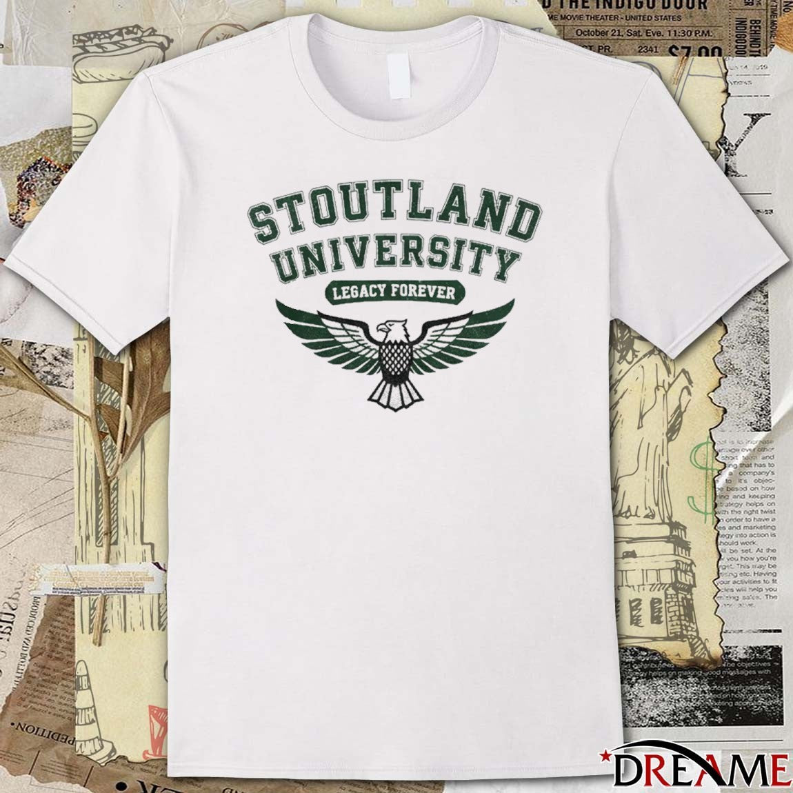 Stoutland University Legacy Forever Varsity Eagle t-shirt