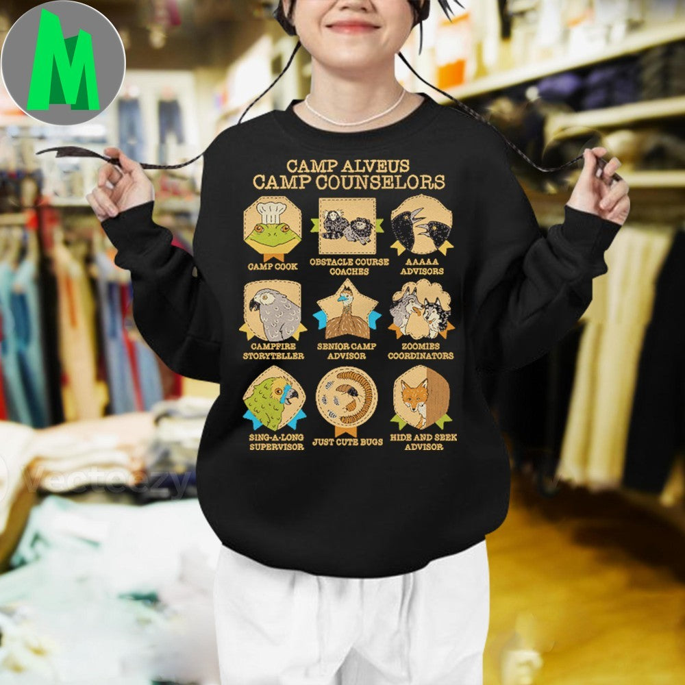 Summer Camp Alveus Camp Counselors Shirt