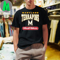 Summit Sportswear Maryland Terrapins Red Volleyballl Shirt
