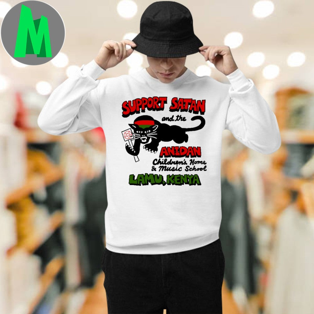 Support Satan And The Anidan Children’s Home And Music School Lamu Kenya Sand Shirt