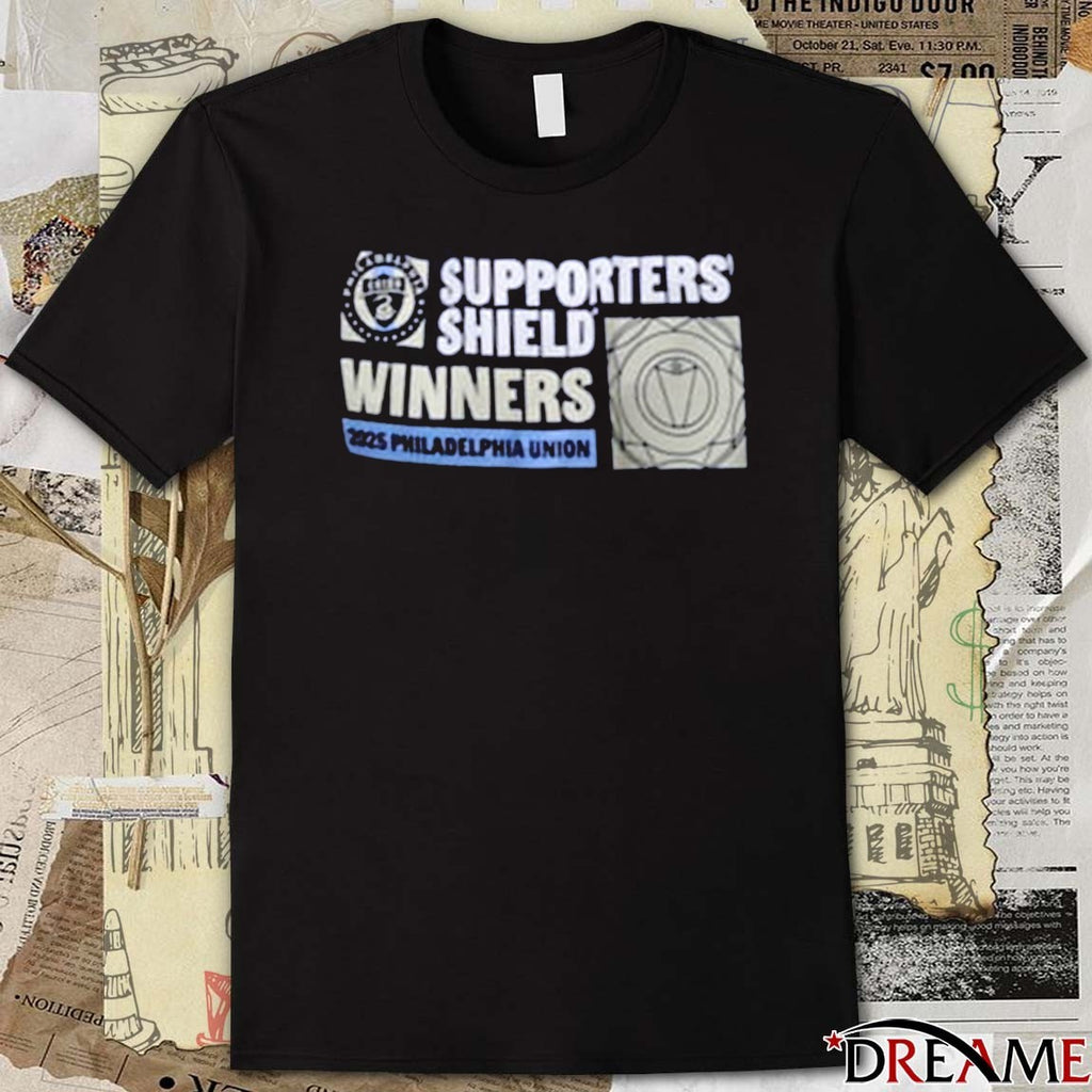 Supporters Shield Winners 2025 MLS Philadelphia Union t-shirt