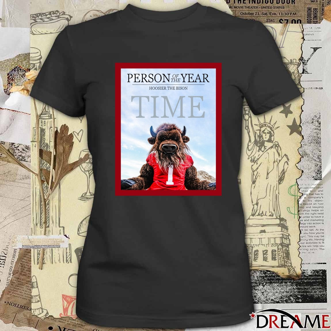 TIME Hoosier the Bison Person of the Year mascot 2025 Poster t-shirt