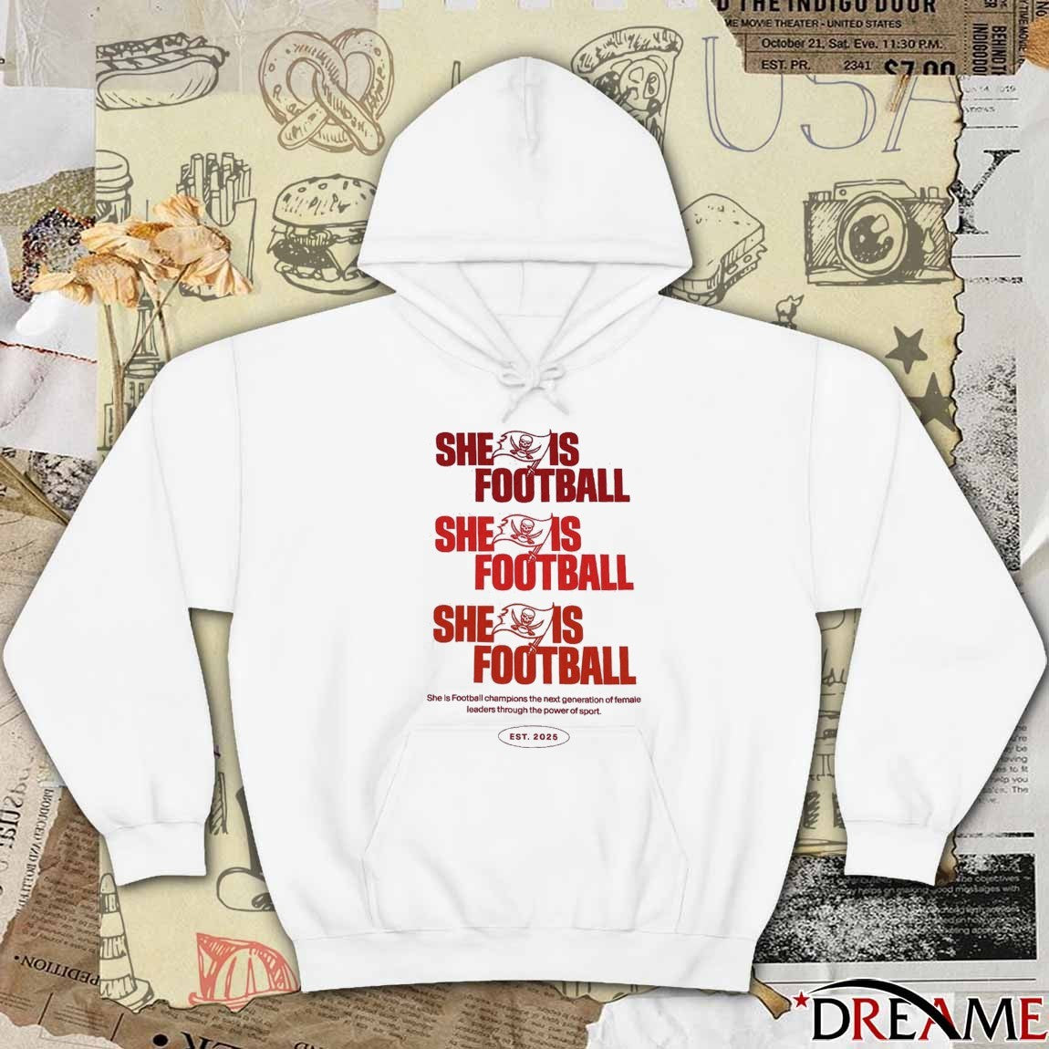 Tampa Bay Buccaneers She Is Football Champions EST 2025 t-shirt