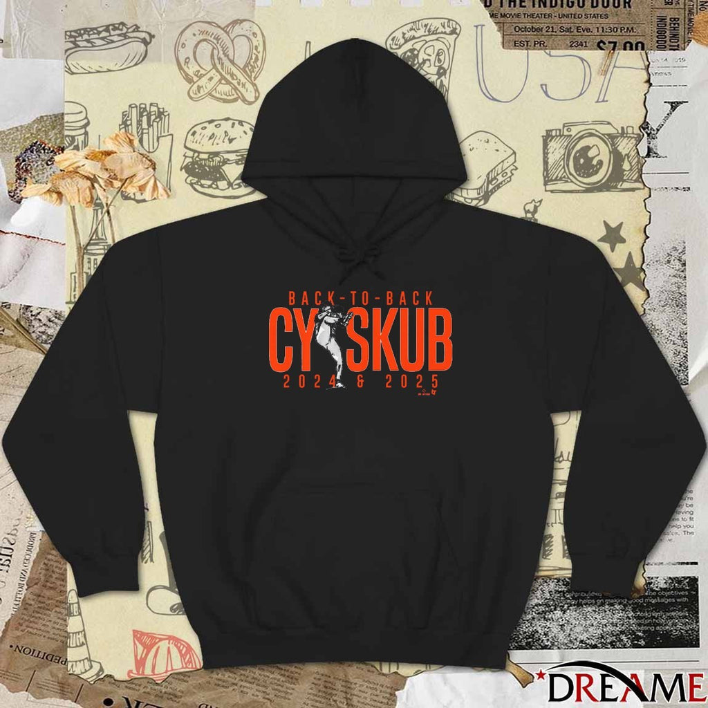 Tarik Skubal Cy Skub Back-to-Back 2024-2025 Detroit Tigers t-shirt