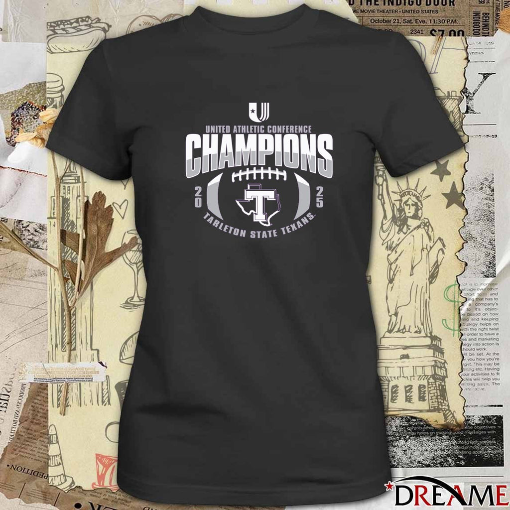 Tarleton State Texans United Athletic Conference Champions 2025 t-shirt
