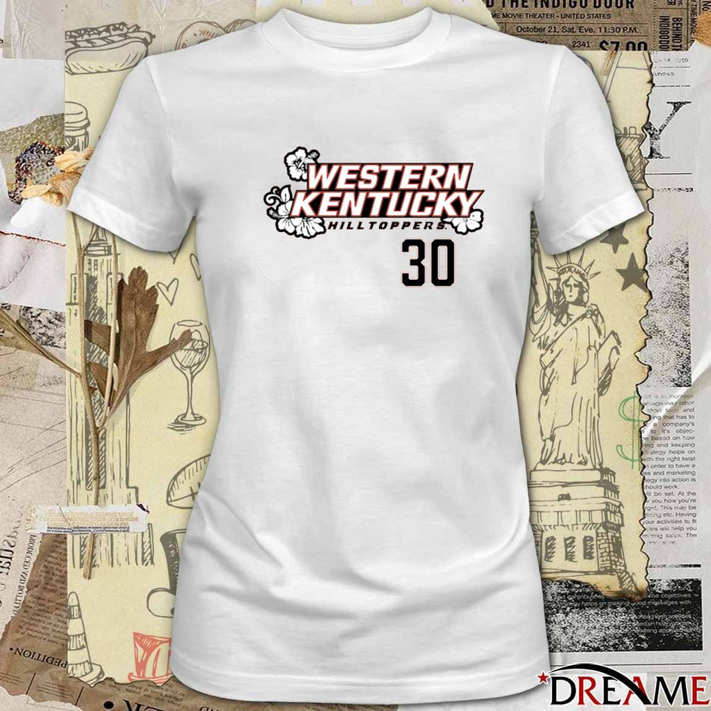 Teagan Moore 30 Western Kentucky Hilltoppers Men’s Basketball t-shirt
