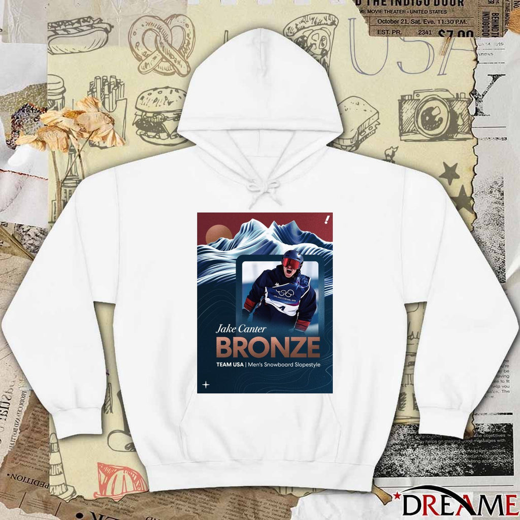 Team USA’s Jake Canter Bronze Medal Men’s Snowboard Slopestyle 2026 Winter OIympics t-shirt