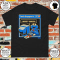 Tech Support I Accept Cookies Cookie Monster shirt