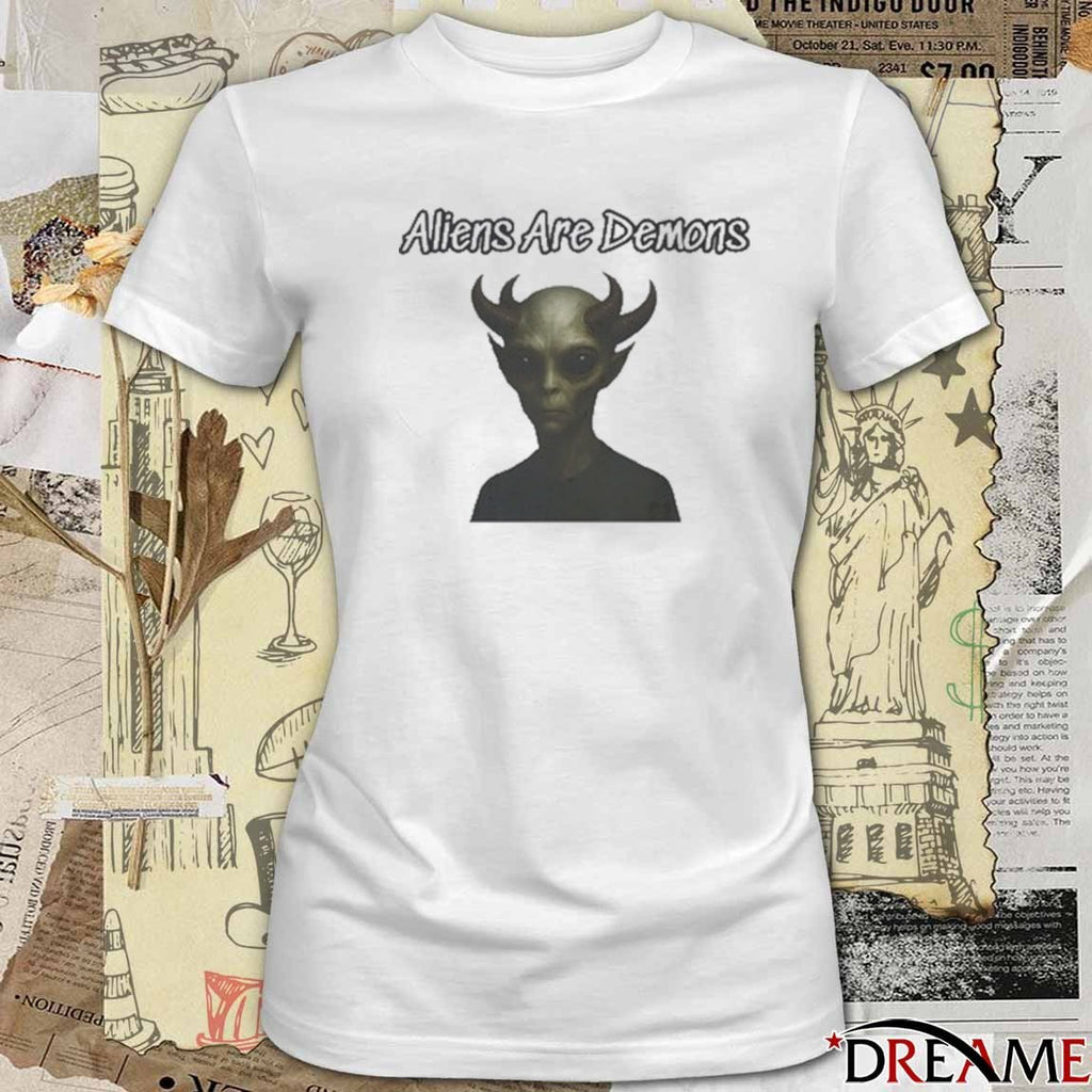 Ted Logan Aliens Are Demons 2025 t-shirt