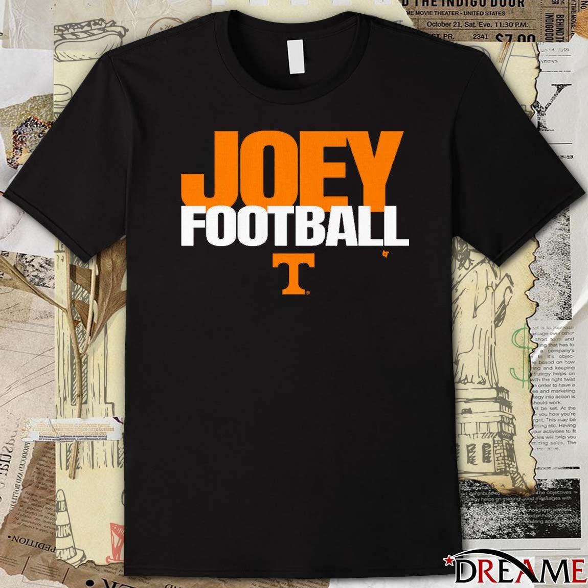 Tennessee Vols NCAA Joey Aguilar Joey Football t-shirt