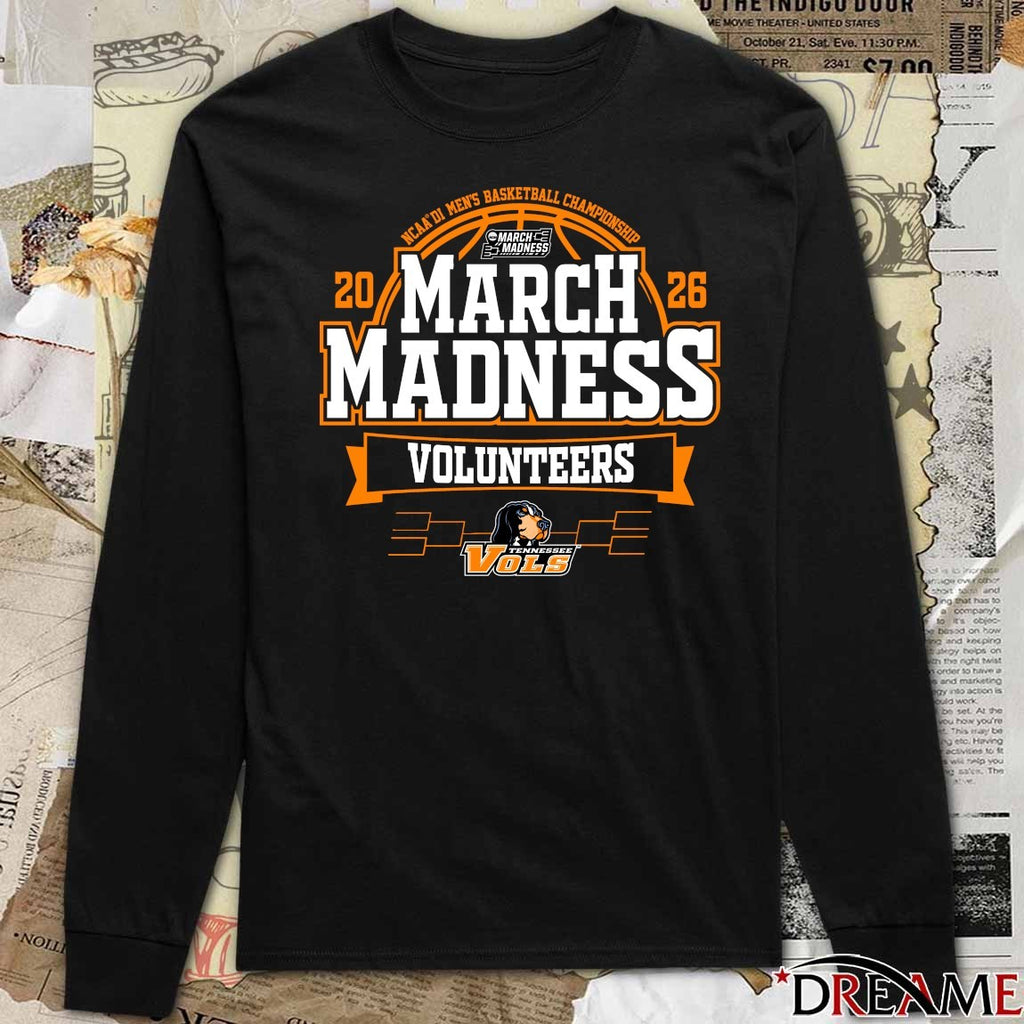 Tennessee Volunteers 2026 NCAA DI Men’s Basketball Championship March Madness t-shirt