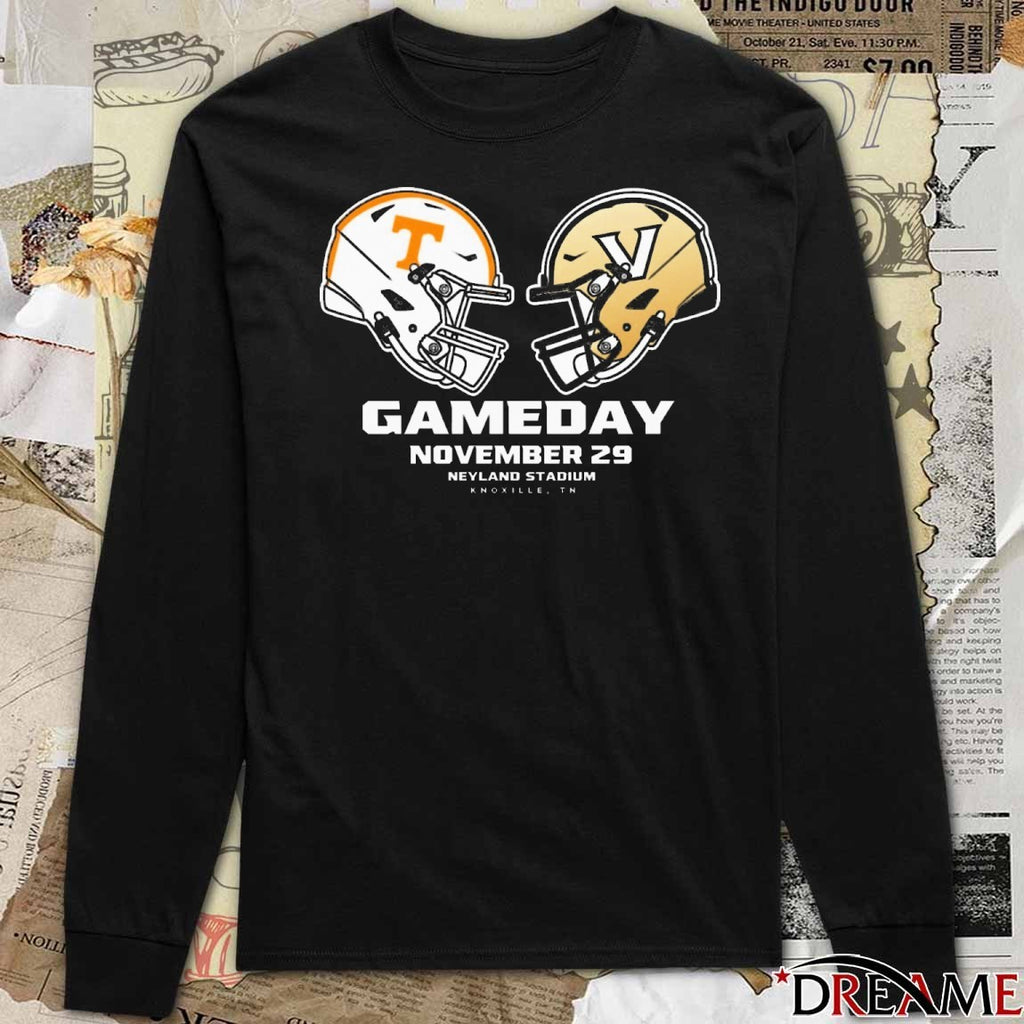 Tennessee Volunteers Vs Vanderbilt Commodores College Football November 29 Neyland Stadium Knoxville TN t-shirt