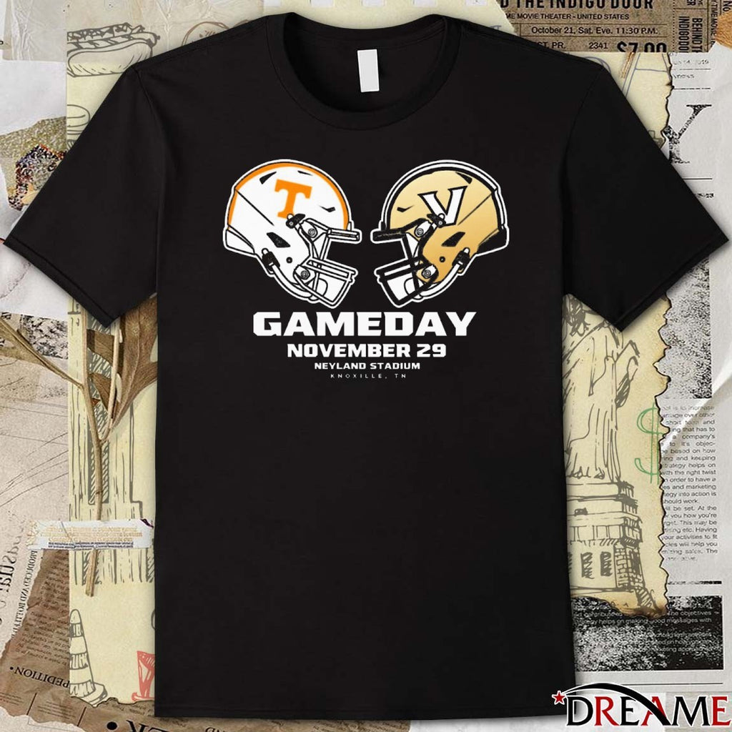 Tennessee Volunteers Vs Vanderbilt Commodores College Football November 29 Neyland Stadium Knoxville TN t-shirt