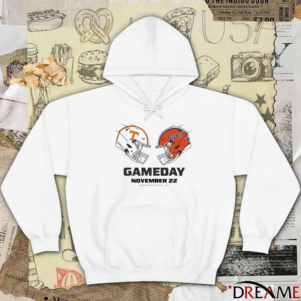 Tennessee Volunteers vs Florida Gators College Football November 22 Gainesville, FL t-shirt