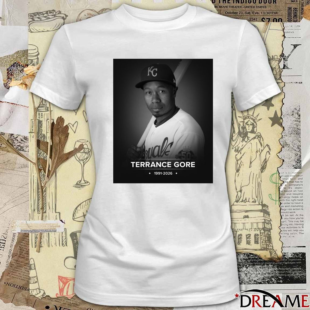 Terrance Gore Has Sadly Passed Away At The Age Of 34 1991 – 2026 Poster t-shirt