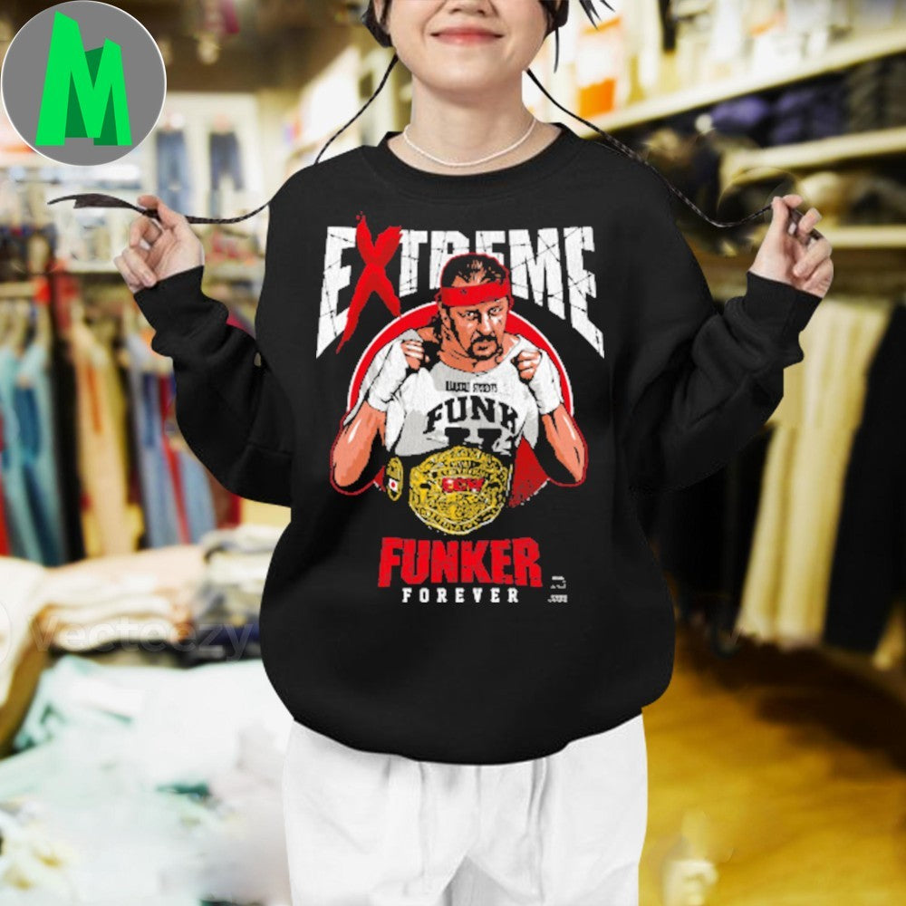 Terry Funk Extreme Funker Forever Wrestling Champion T-Shirt