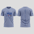 Texas Rangers Houston Astros Together For Texas & Pray For Texas Two-Sided MLB Fan T-Shirt