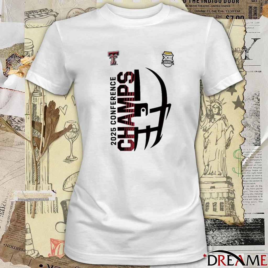 Texas Tech Red Raiders 2025 Big 12 Football Champions t-shirt