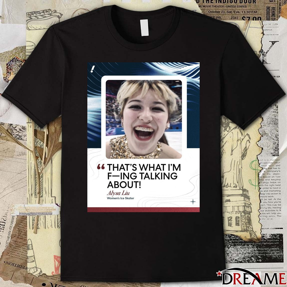 That’s What I’m Fucking Talking About Alysa Liu Women’s Ice Skater t-shirt