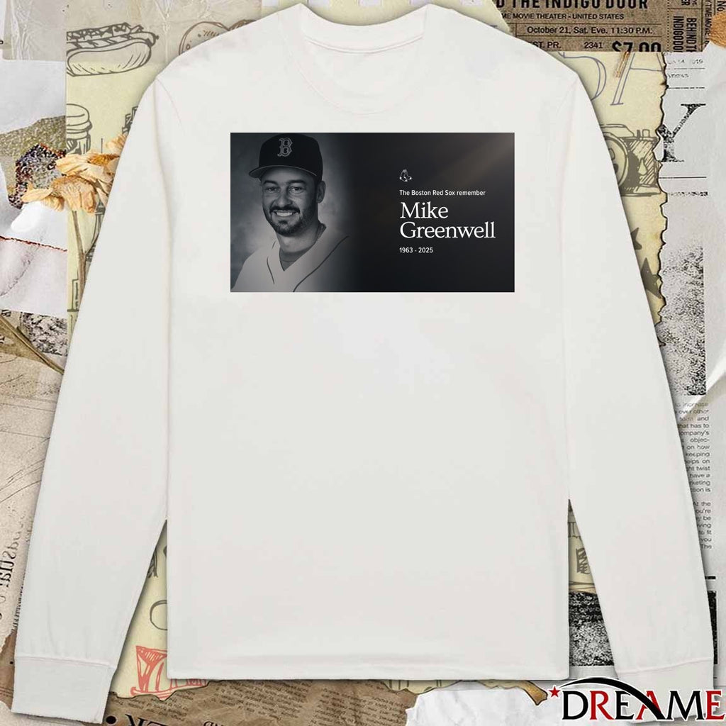 The Boston Red Sox Remember Outfielder Mike Greenwell 1963 – 2025 Poster t-shirt