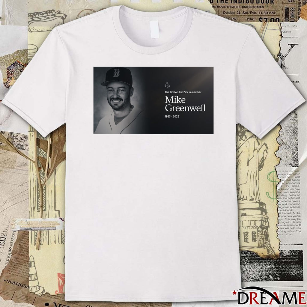 The Boston Red Sox Remember Outfielder Mike Greenwell 1963 – 2025 Poster t-shirt