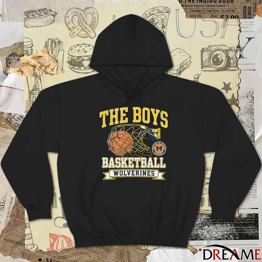 The Boys Basketball University Of Michigan Wolverines t-shirt