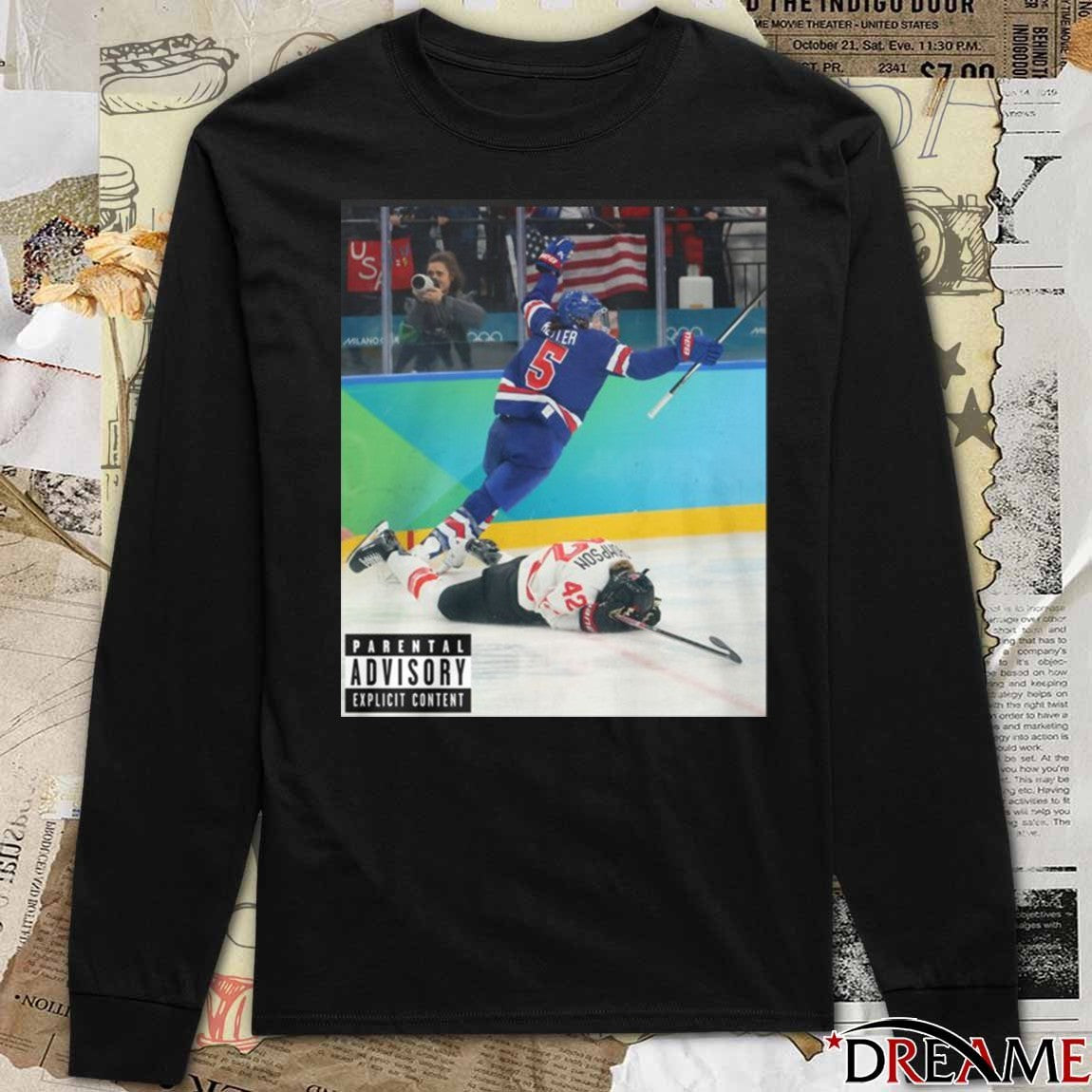 The Chip Isn’t Always On The Shoulder Jack Hughes Team USA t-shirt