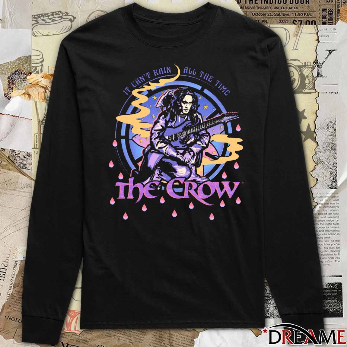 The Crow It Can’t Rain All The Time Halloween 2025 t-shirt