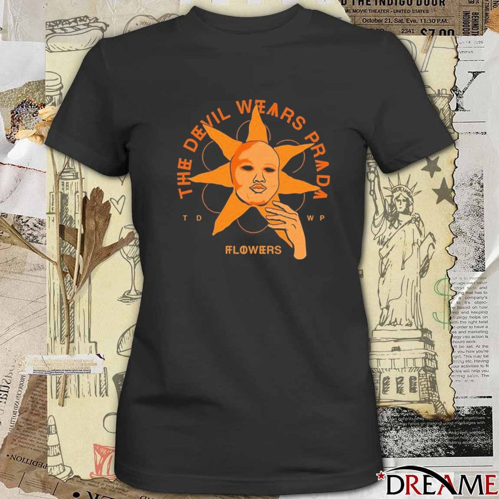 The Devil Wears Prada TDWP Flowers Suower Face Shirt 2025 t-shirt