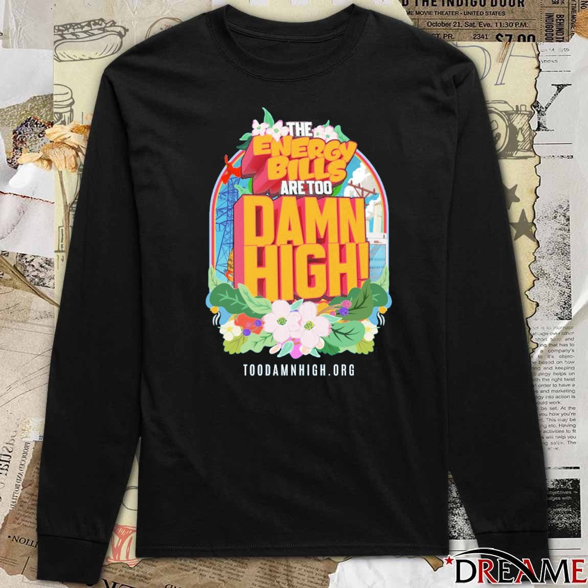 The Energy Bills Are Too Damn High Clean Virginia t-shirt