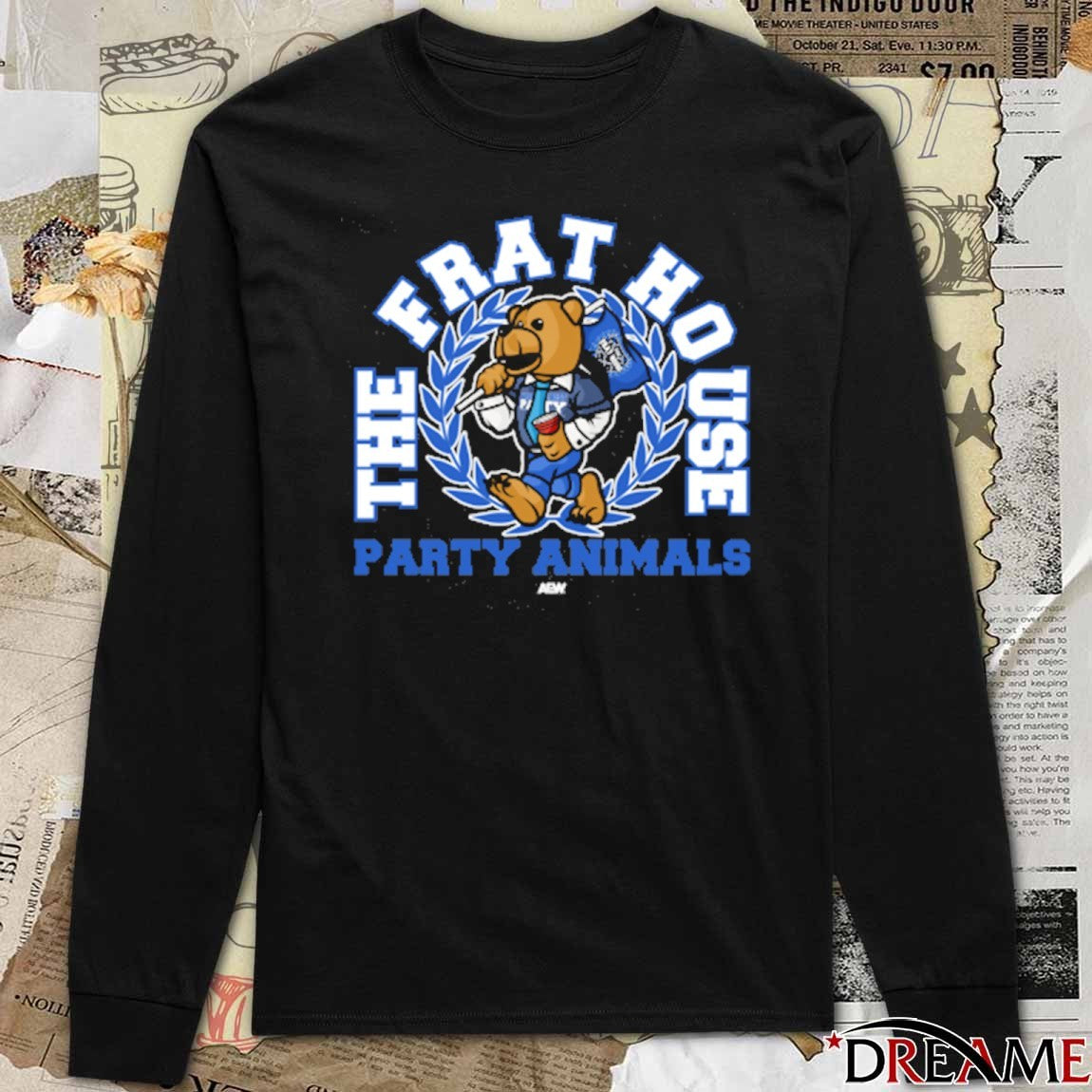 The Frat House – Party Animals AEW 2025 t-shirt